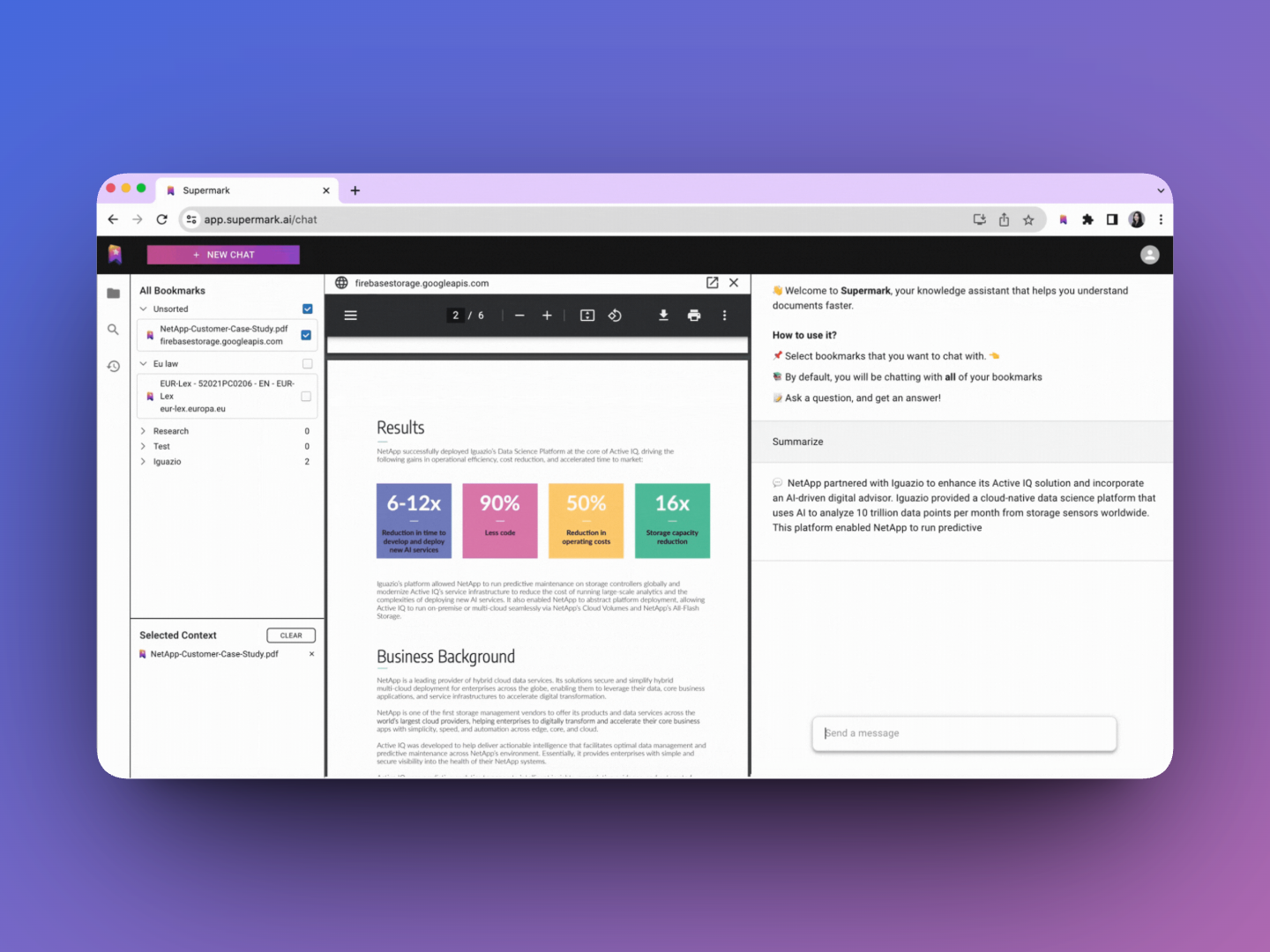 SUPERMARK AI screenshot